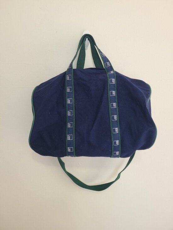 Goldman Sachs Duffle Banker Bag Navy Canvas